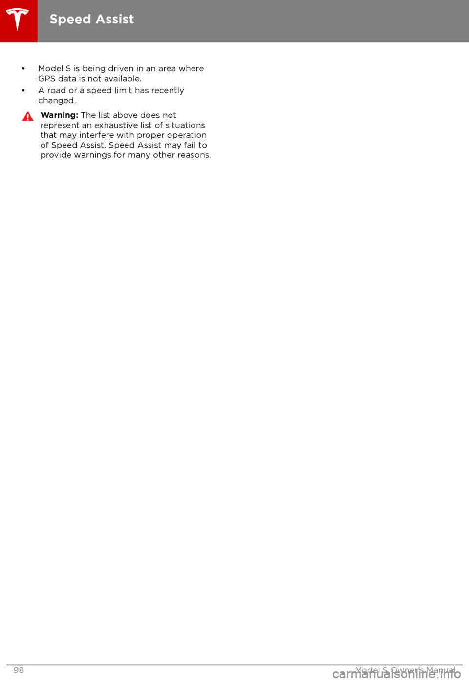 TESLA MODEL S 2018    Owners Manual 