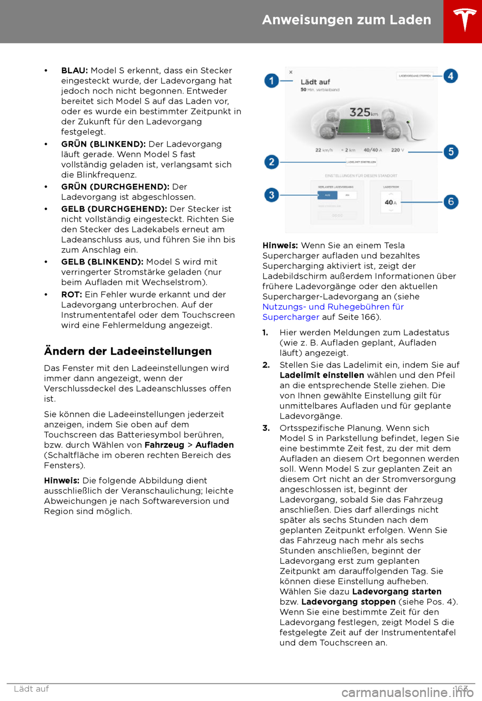 TESLA MODEL S 2018 Betriebsanleitung (in German) TESLA MODEL S 2018 Betriebsanleitung (in German)