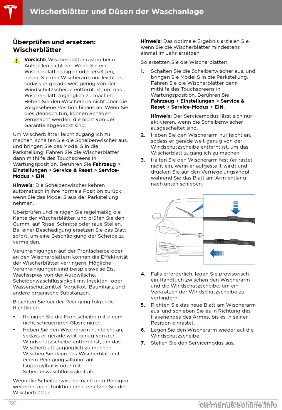 TESLA MODEL S 2018  Betriebsanleitung (in German) 