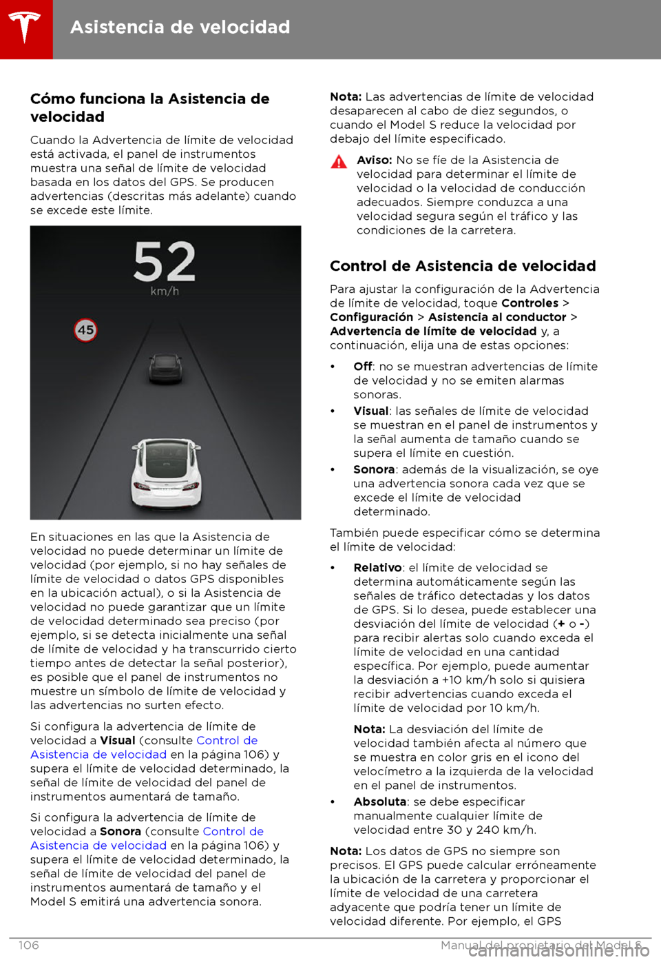 TESLA MODEL S 2018 Manual del propietario (in Spanish) C TESLA MODEL S 2018 Manual del propietario (in Spanish) C