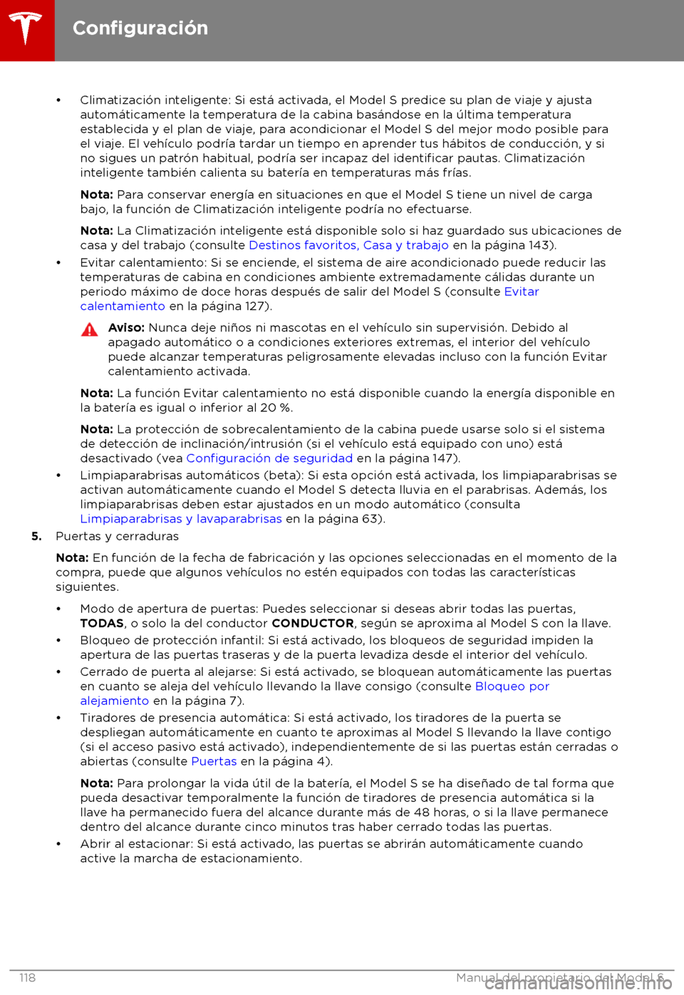 TESLA MODEL S 2018 Manual del propietario (in Spanish) TESLA MODEL S 2018 Manual del propietario (in Spanish)