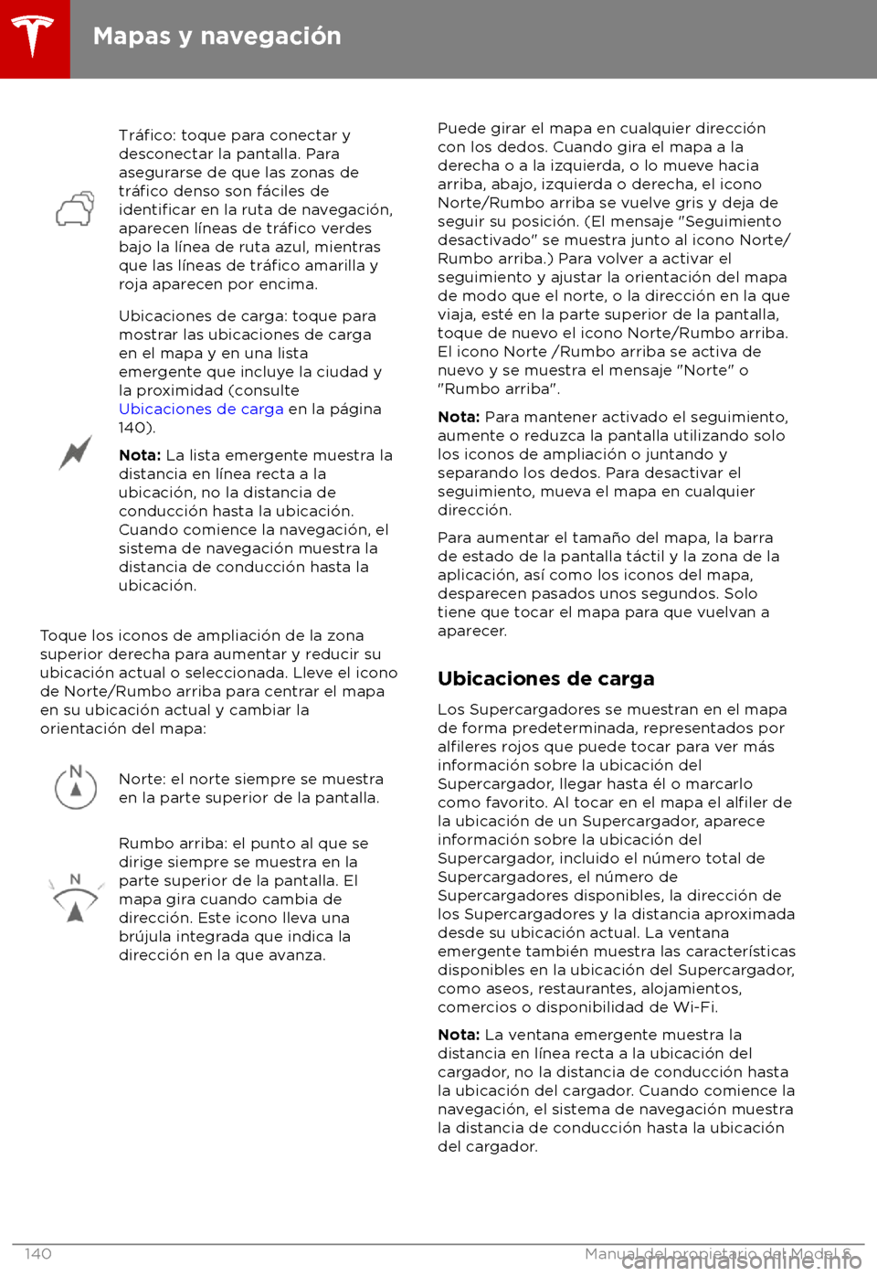 TESLA MODEL S 2018 Manual del propietario (in Spanish) Tr TESLA MODEL S 2018 Manual del propietario (in Spanish) Tr