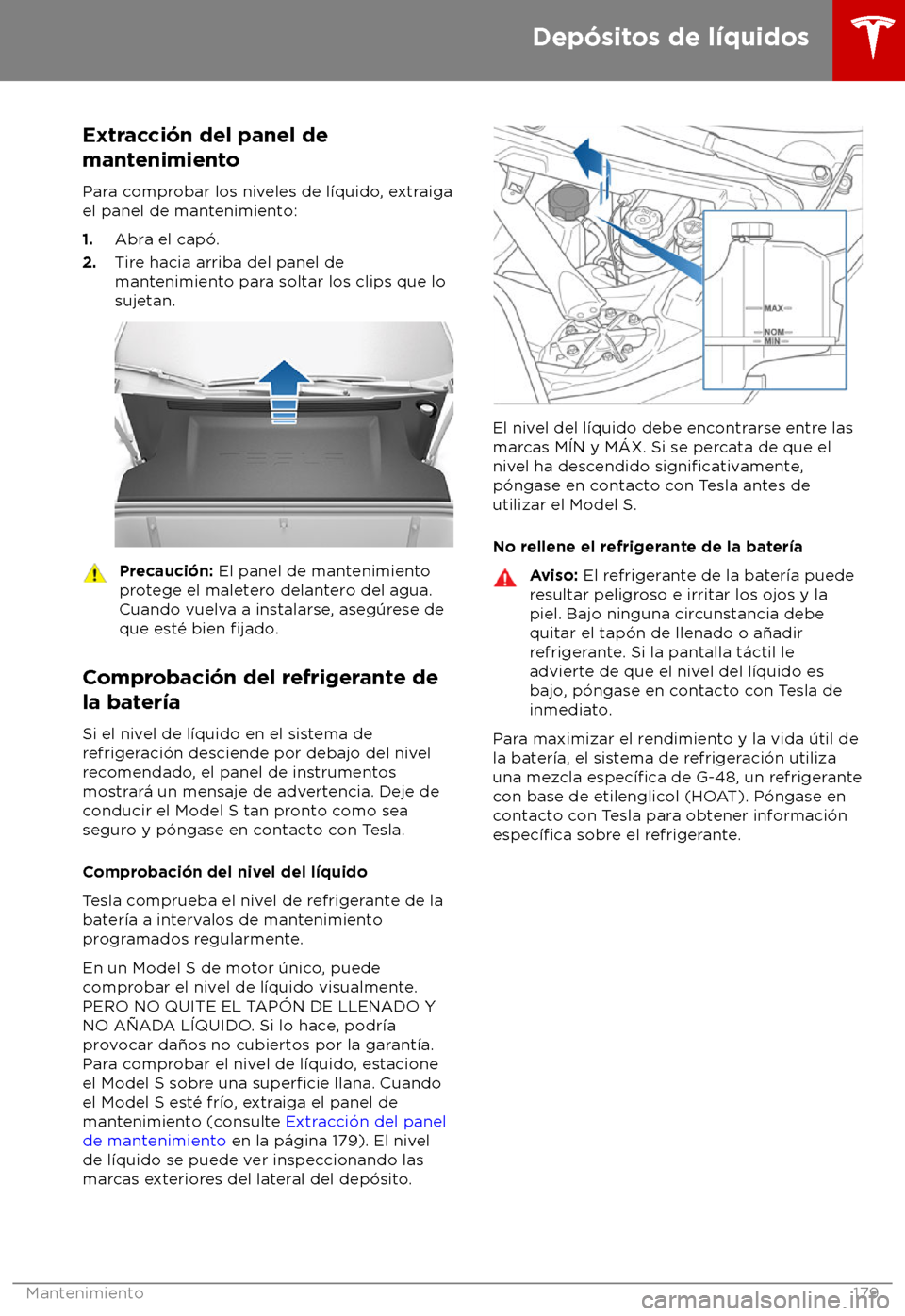TESLA MODEL S 2018 Manual del propietario (in Spanish) Extracci TESLA MODEL S 2018 Manual del propietario (in Spanish) Extracci