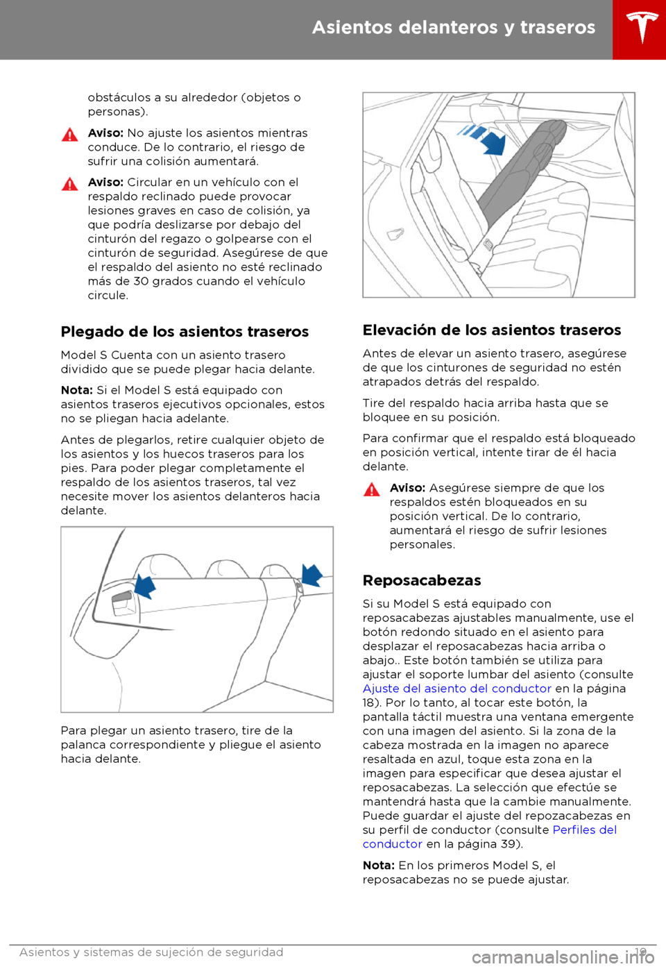 TESLA MODEL S 2018 Manual del propietario (in Spanish) obst TESLA MODEL S 2018 Manual del propietario (in Spanish) obst