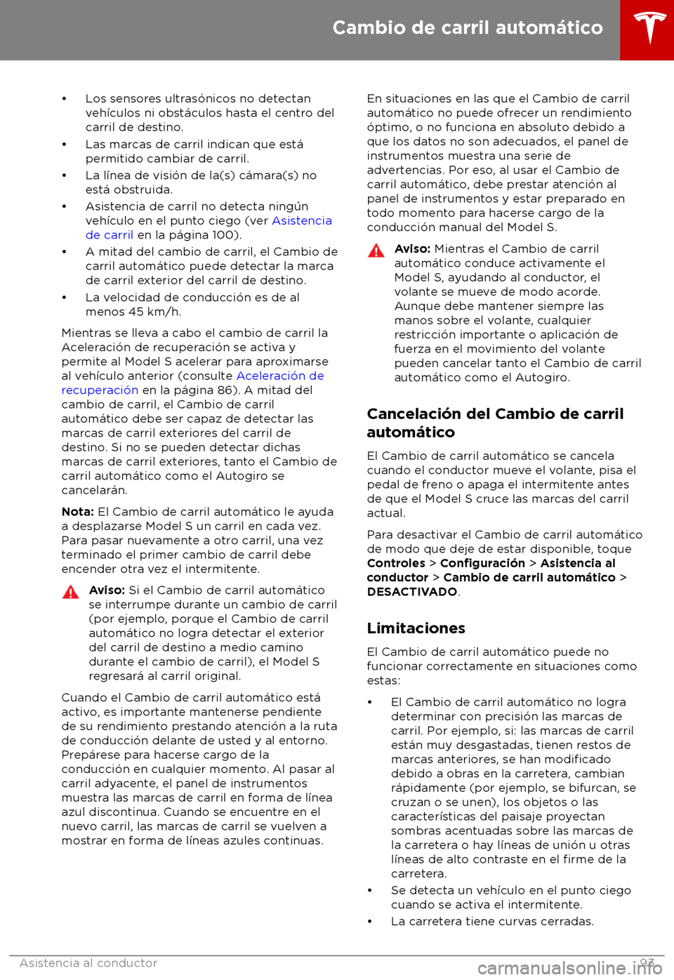 TESLA MODEL S 2018 Manual del propietario (in Spanish) TESLA MODEL S 2018 Manual del propietario (in Spanish)