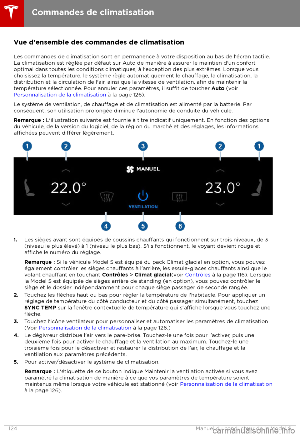 TESLA MODEL S 2018 Manuel du propriétaire (in French) Vue d TESLA MODEL S 2018 Manuel du propriétaire (in French) Vue d