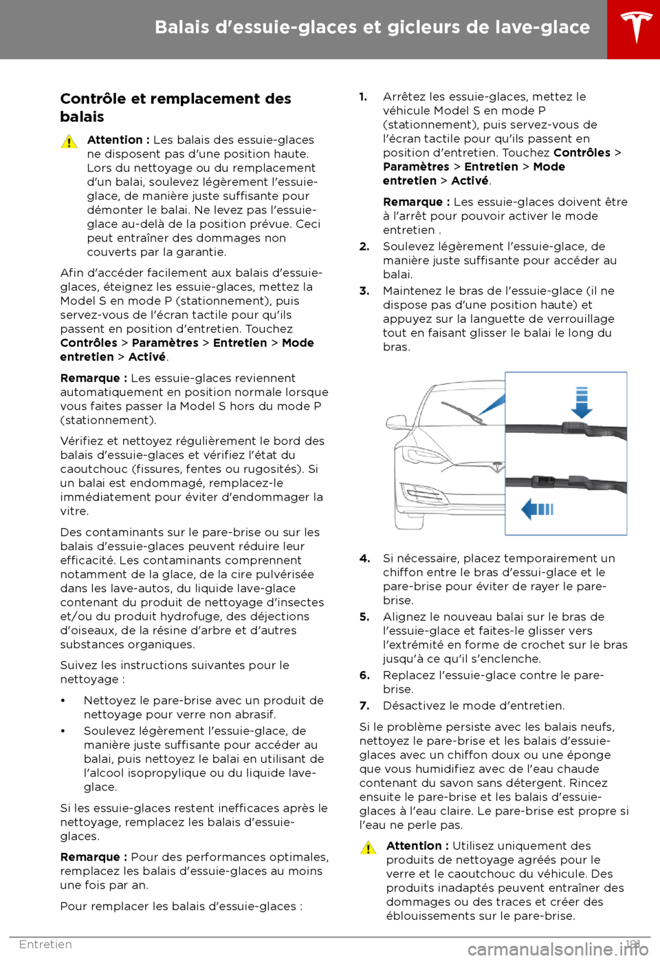 TESLA MODEL S 2018 Manuel du propriétaire (in French) Contr TESLA MODEL S 2018 Manuel du propriétaire (in French) Contr
