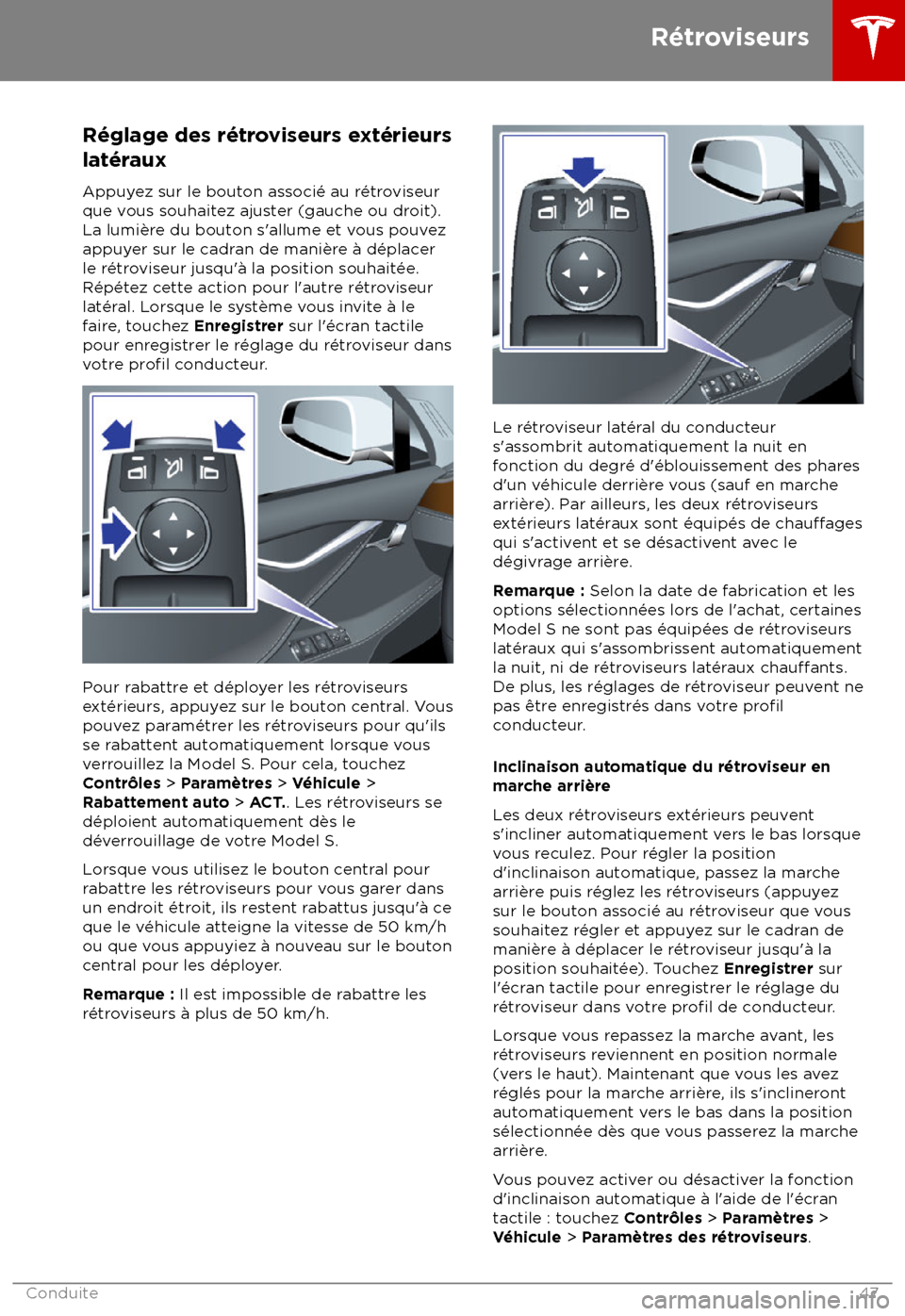 TESLA MODEL S 2018 Manuel du propriétaire (in French) R TESLA MODEL S 2018 Manuel du propriétaire (in French) R