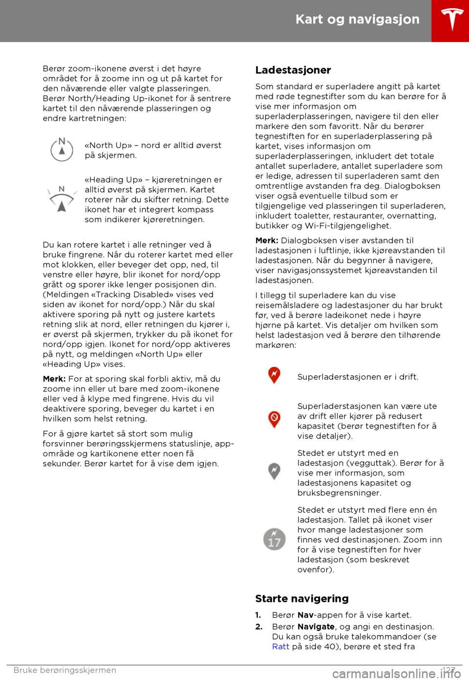 TESLA MODEL S 2018 Brukerhåndbok (in Norwegian) Ber TESLA MODEL S 2018 Brukerhåndbok (in Norwegian) Ber