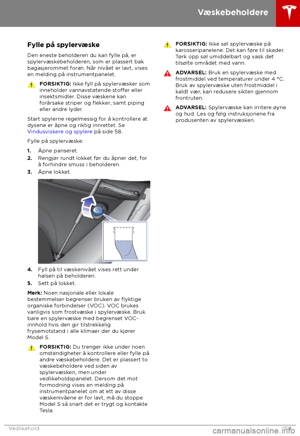 TESLA MODEL S 2018 Brukerhåndbok (in Norwegian) Fylle p TESLA MODEL S 2018 Brukerhåndbok (in Norwegian) Fylle p