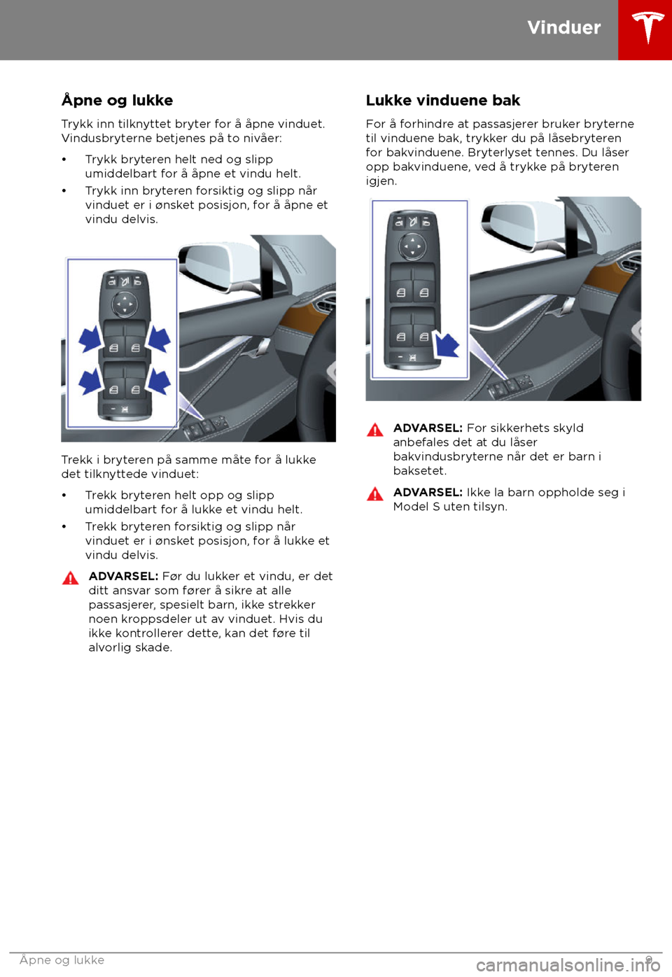 TESLA MODEL S 2018  Brukerhåndbok (in Norwegian) 