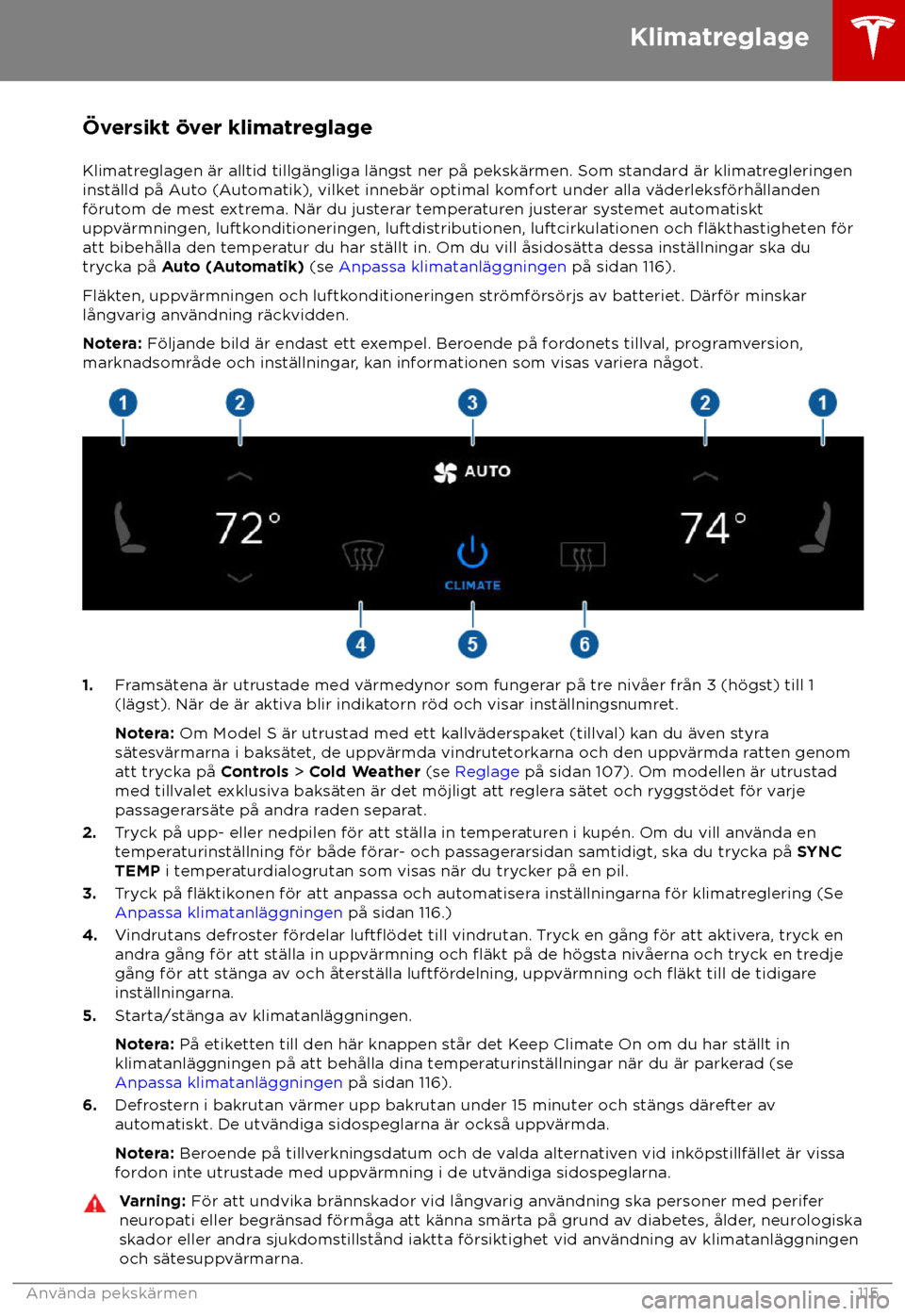TESLA MODEL S 2018 Ägarmanual (in Swedish) TESLA MODEL S 2018 Ägarmanual (in Swedish)
