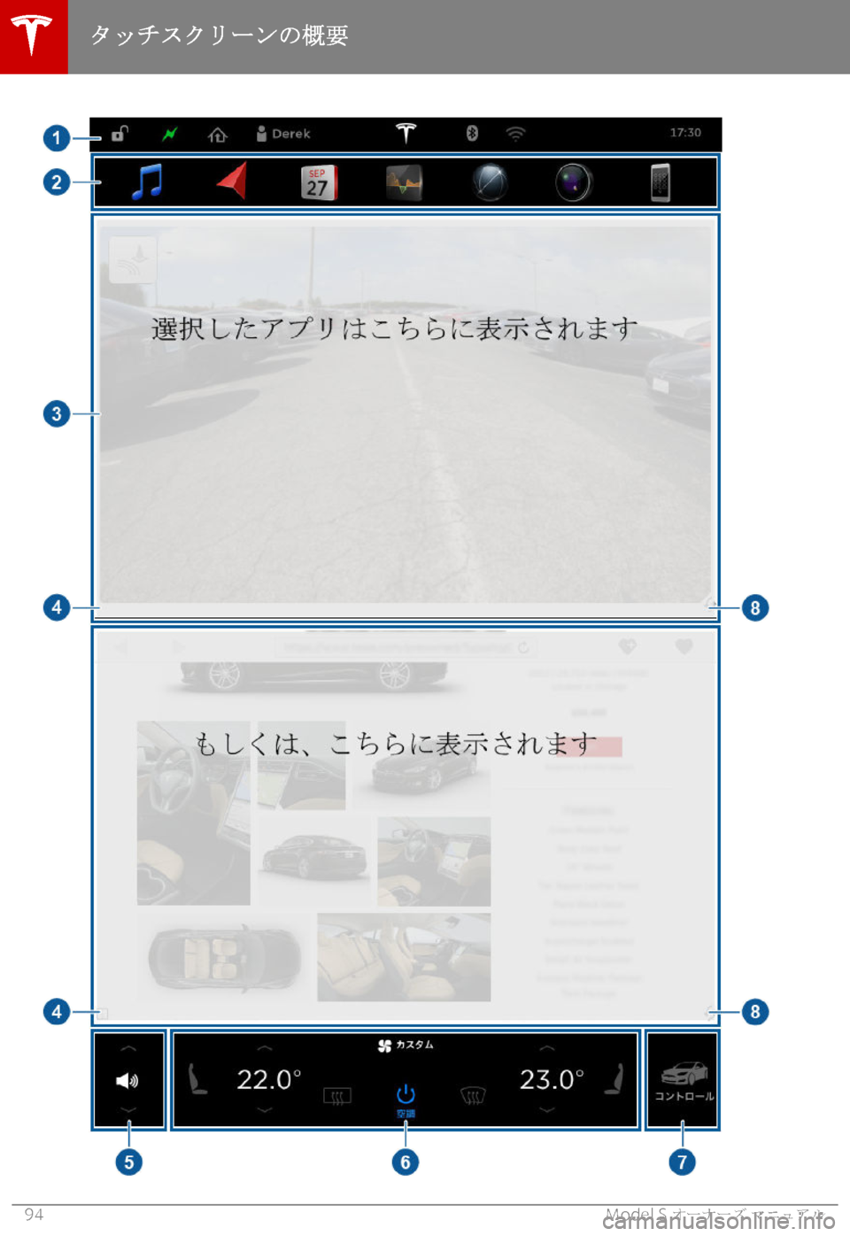 TESLA MODEL S 2018  取扱説明書 (in Japanese) 