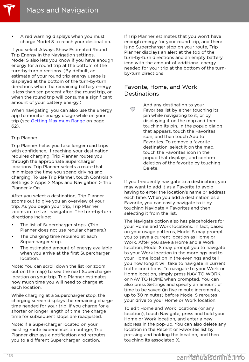 TESLA MODEL S 2017  Owners Manual 