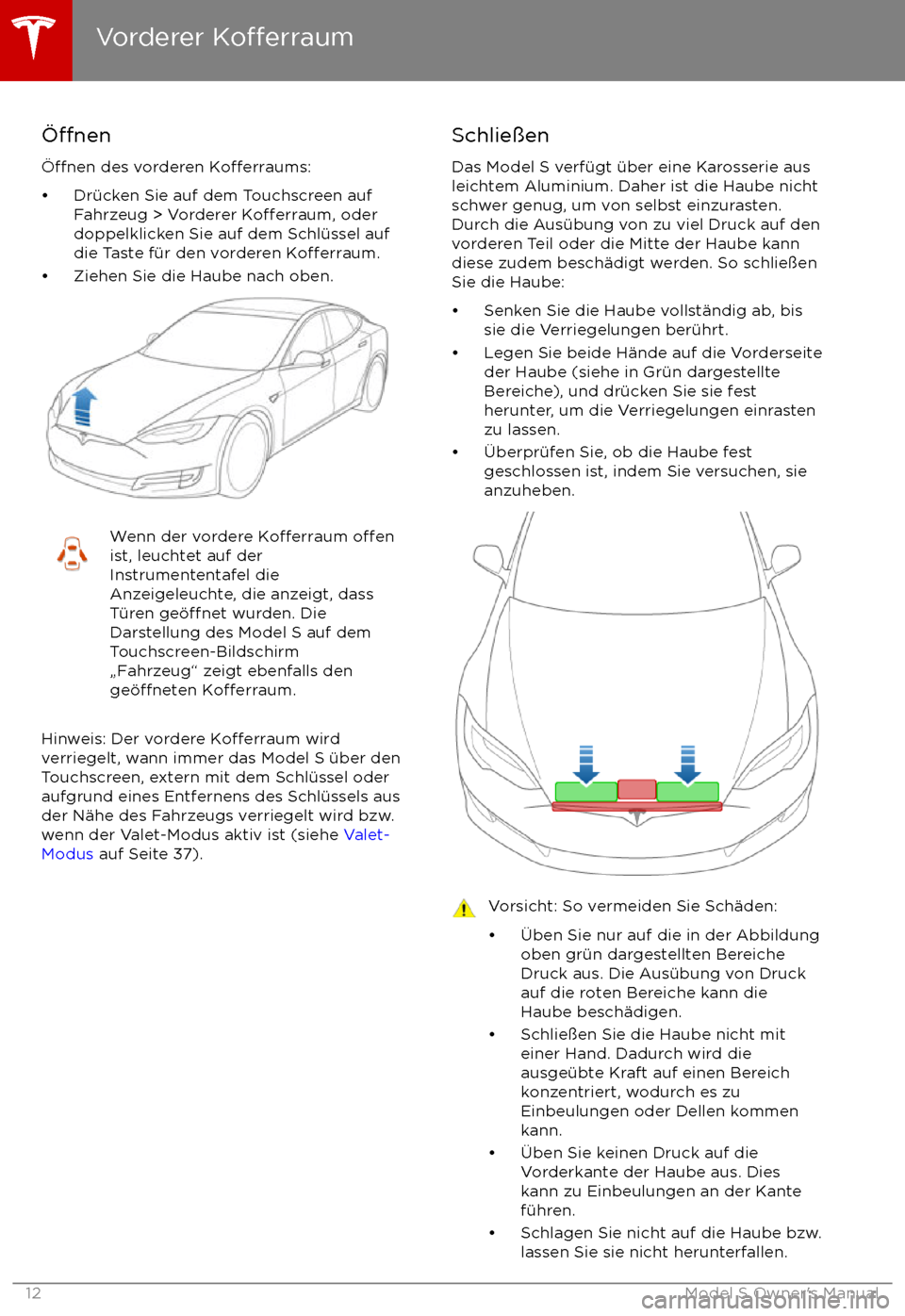 TESLA MODEL S 2017 Betriebsanleitung (in German) TESLA MODEL S 2017 Betriebsanleitung (in German)