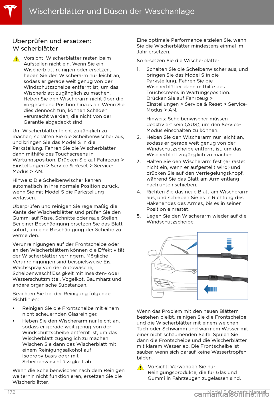TESLA MODEL S 2017 Betriebsanleitung (in German) TESLA MODEL S 2017 Betriebsanleitung (in German)