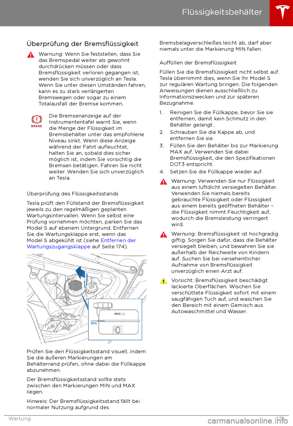 TESLA MODEL S 2017 Betriebsanleitung (in German) TESLA MODEL S 2017 Betriebsanleitung (in German)