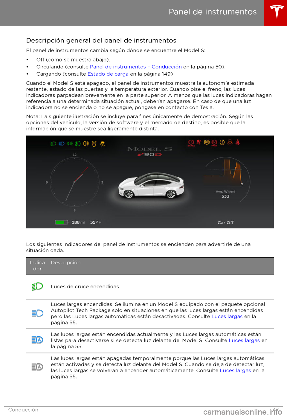 TESLA MODEL S 2017 Manual del propietario (in Spanish) Descripci TESLA MODEL S 2017 Manual del propietario (in Spanish) Descripci