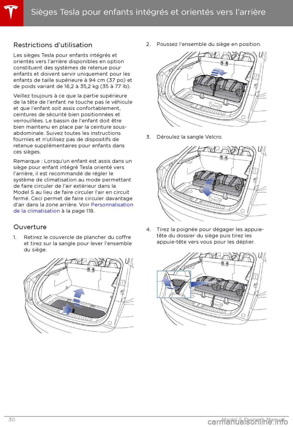 TESLA MODEL S 2017 Manuel du propriétaire (Canada) (in French) Restrictions d TESLA MODEL S 2017 Manuel du propriétaire (Canada) (in French) Restrictions d