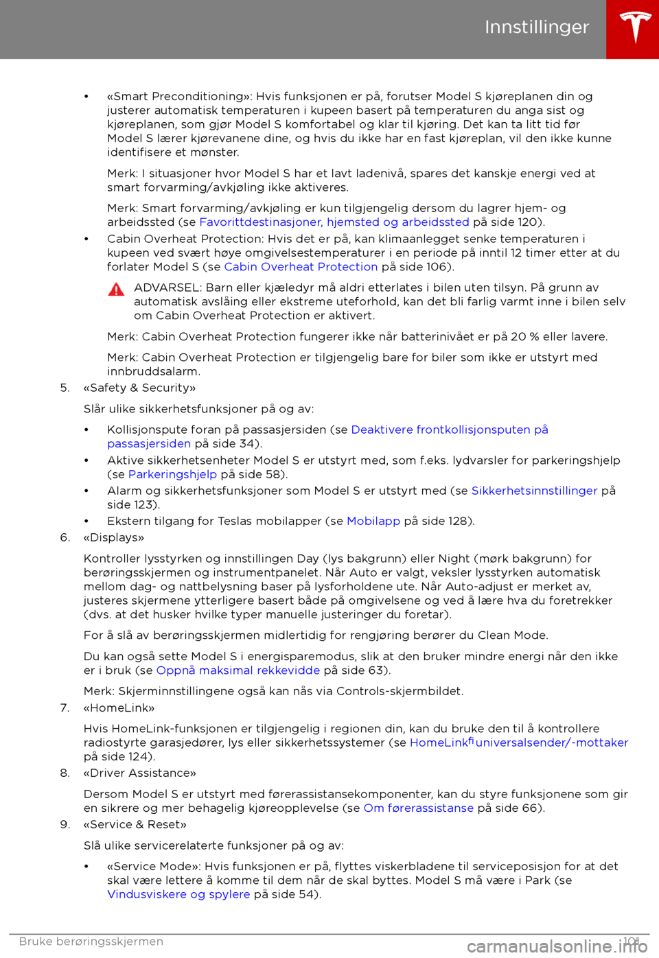 TESLA MODEL S 2017 Brukerhåndbok (in Norwegian) TESLA MODEL S 2017 Brukerhåndbok (in Norwegian)