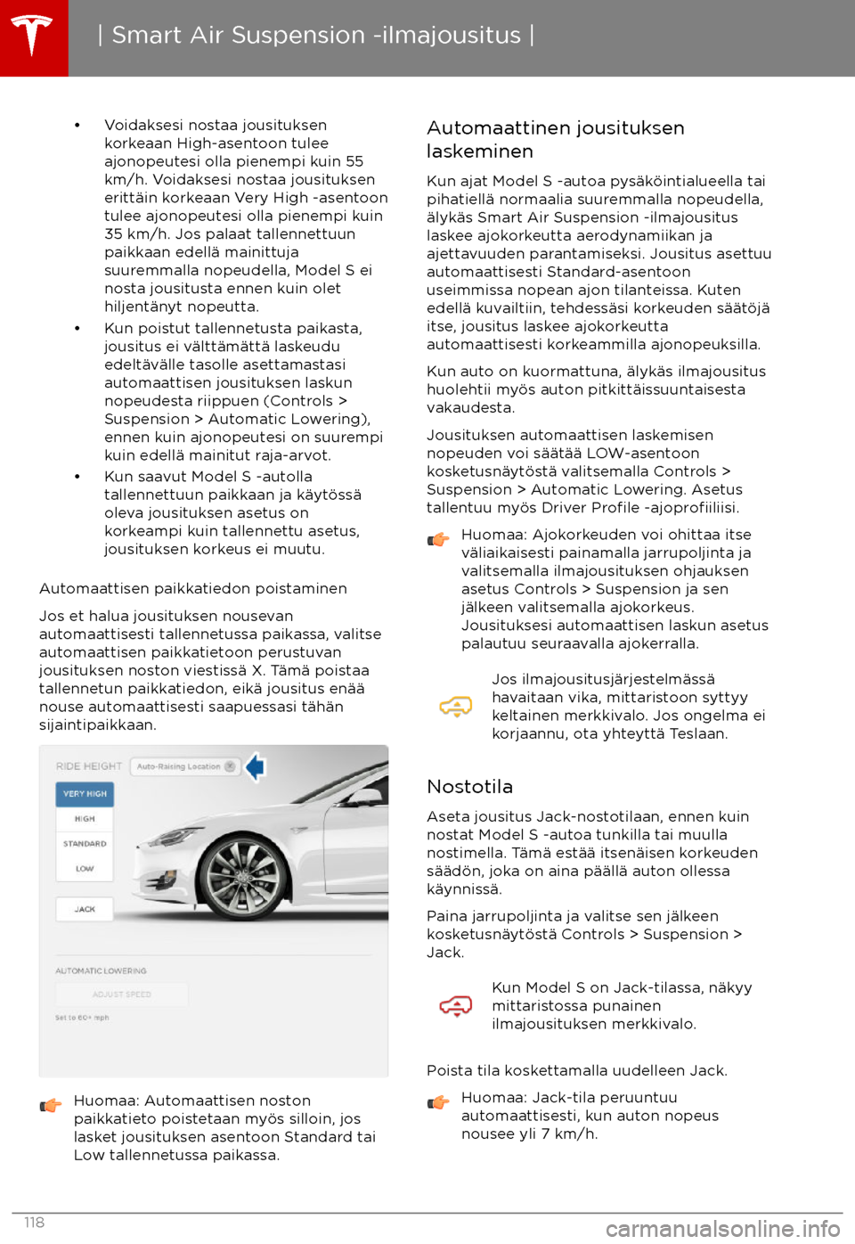 TESLA MODEL S 2017 Omistajan käsikirja (in Finnish) TESLA MODEL S 2017 Omistajan käsikirja (in Finnish)