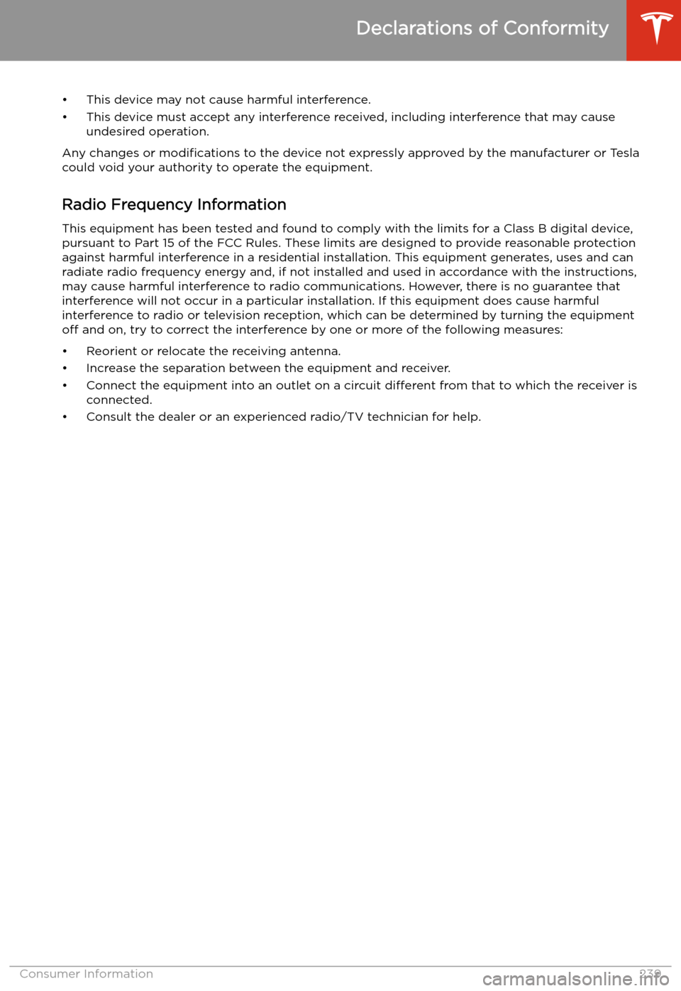 TESLA MODEL X 2020  Owners Manual 