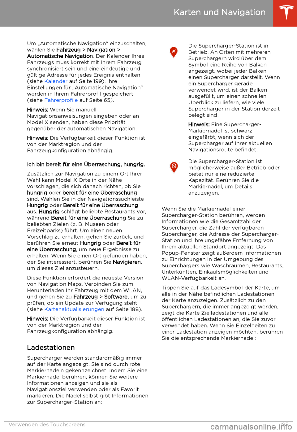 TESLA MODEL X 2020 Betriebsanleitung (in German) Um TESLA MODEL X 2020 Betriebsanleitung (in German) Um