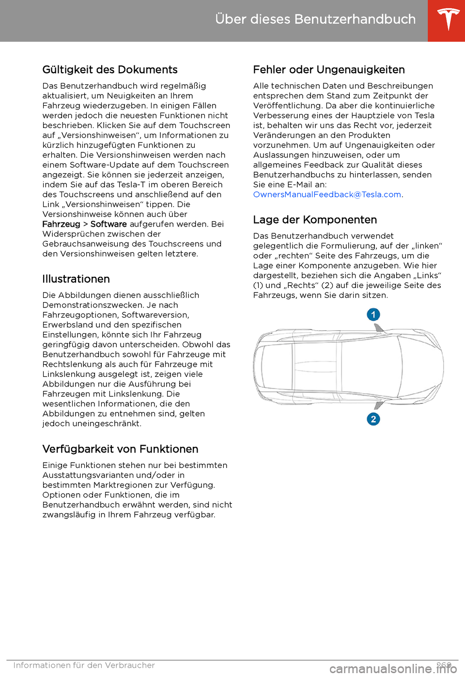 TESLA MODEL X 2020 Betriebsanleitung (in German) TESLA MODEL X 2020 Betriebsanleitung (in German)