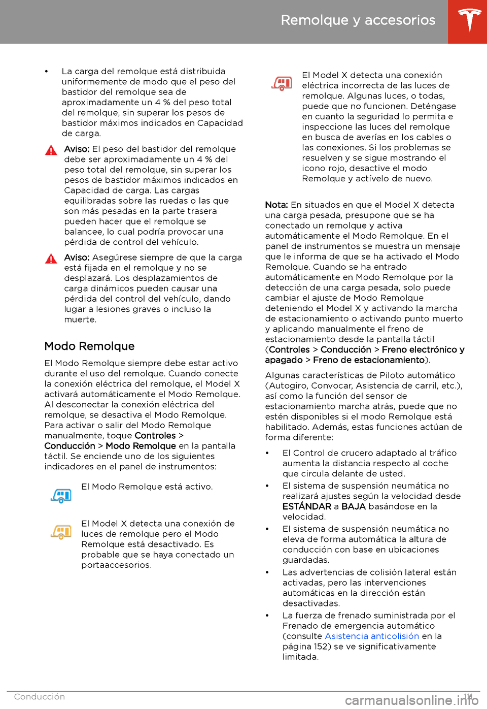 TESLA MODEL X 2020 Manual del propietario (in Spanish) TESLA MODEL X 2020 Manual del propietario (in Spanish)