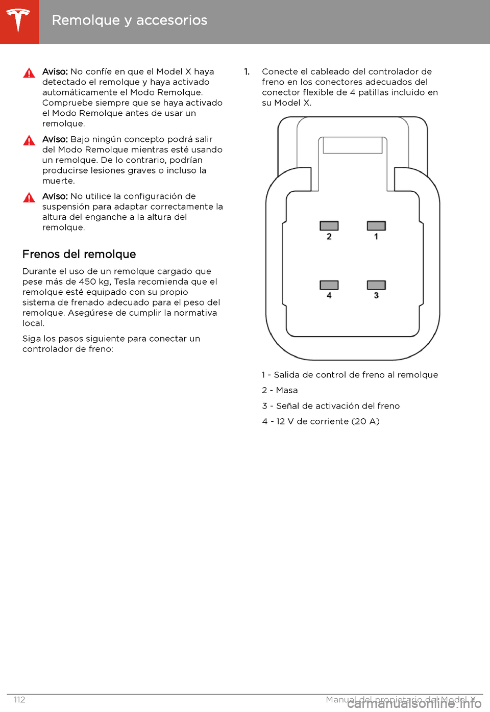 TESLA MODEL X 2020 Manual del propietario (in Spanish) Aviso: No conf TESLA MODEL X 2020 Manual del propietario (in Spanish) Aviso: No conf