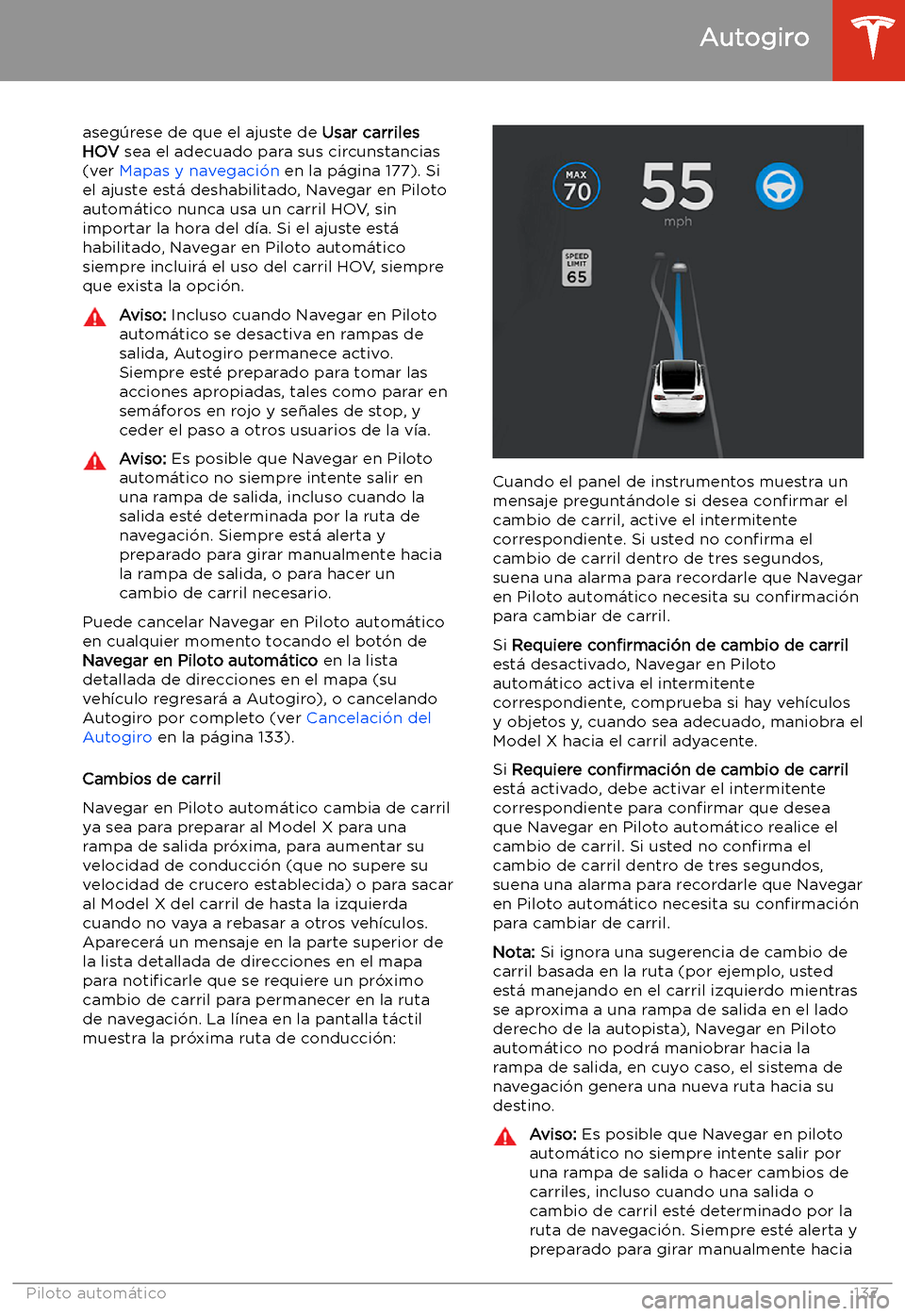 TESLA MODEL X 2020 Manual del propietario (in Spanish) aseg TESLA MODEL X 2020 Manual del propietario (in Spanish) aseg