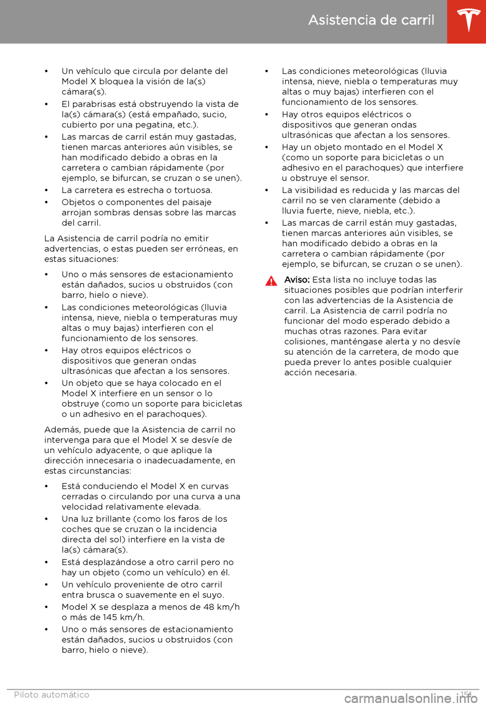 TESLA MODEL X 2020 Manual del propietario (in Spanish) TESLA MODEL X 2020 Manual del propietario (in Spanish)