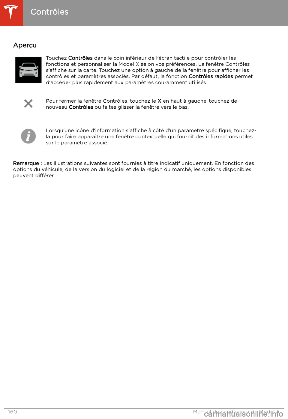 TESLA MODEL X 2020 Manuel du propriétaire (in French) Utilisation de l TESLA MODEL X 2020 Manuel du propriétaire (in French) Utilisation de l