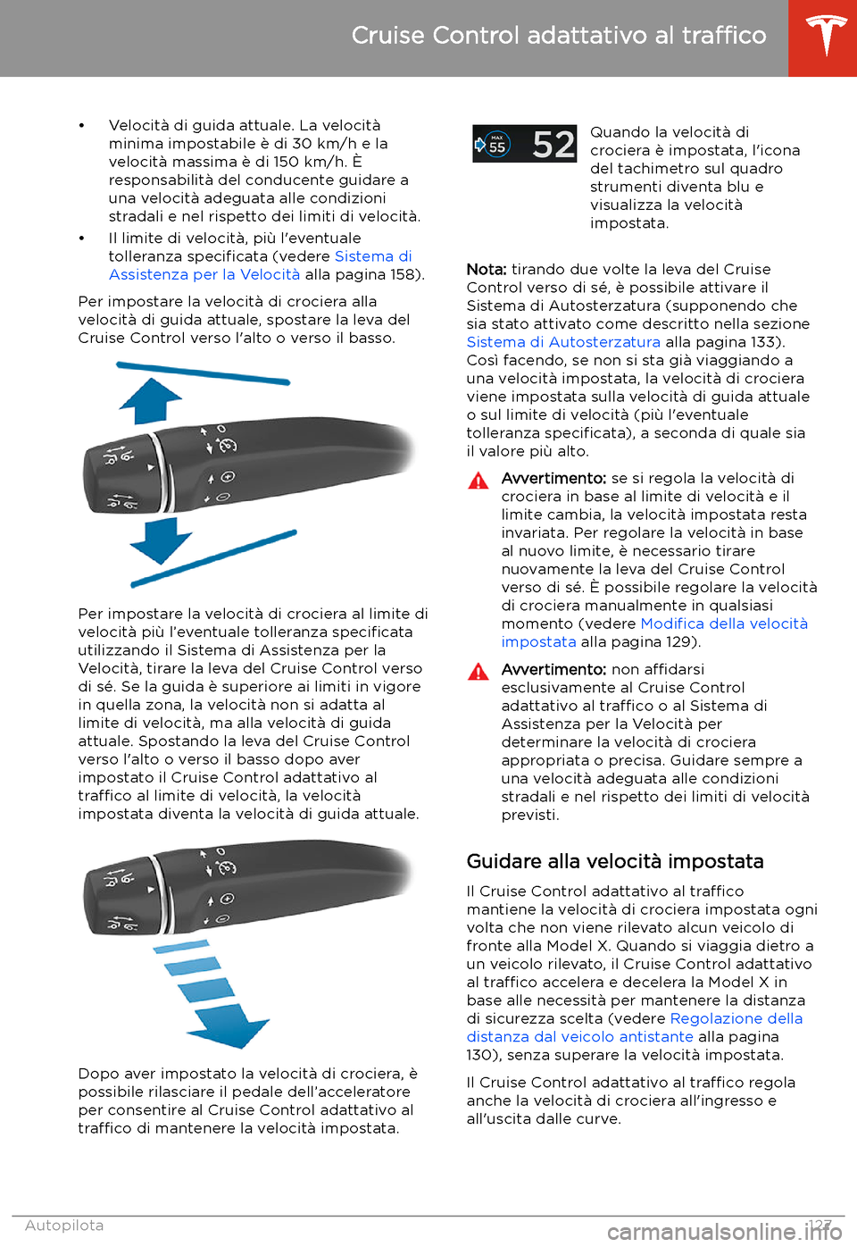TESLA MODEL X 2020  Manuale del proprietario (in Italian) 