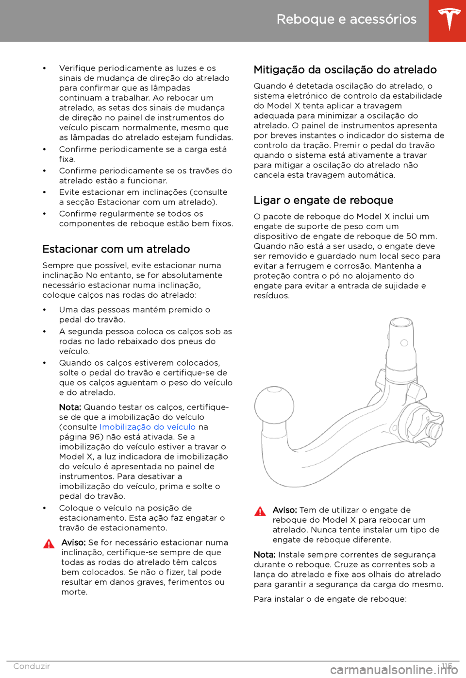 TESLA MODEL X 2020 Manual do proprietário (in Portuguese) TESLA MODEL X 2020 Manual do proprietário (in Portuguese)