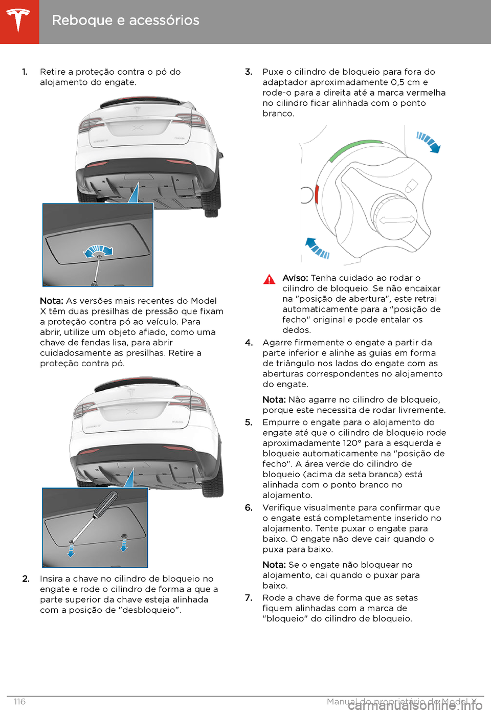 TESLA MODEL X 2020 Manual do proprietário (in Portuguese) 1.Retire a prote TESLA MODEL X 2020 Manual do proprietário (in Portuguese) 1.Retire a prote