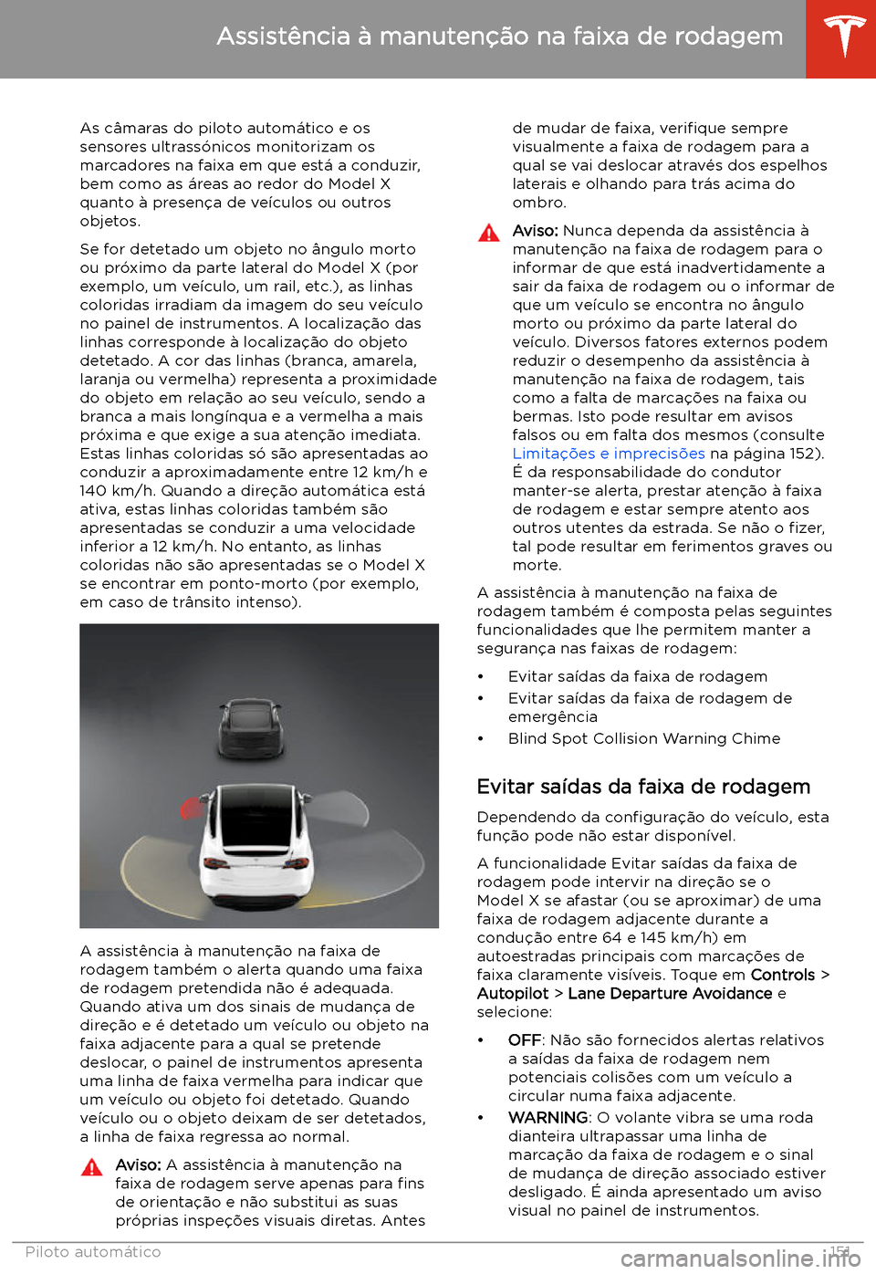 TESLA MODEL X 2020 Manual do proprietário (in Portuguese) Assist TESLA MODEL X 2020 Manual do proprietário (in Portuguese) Assist