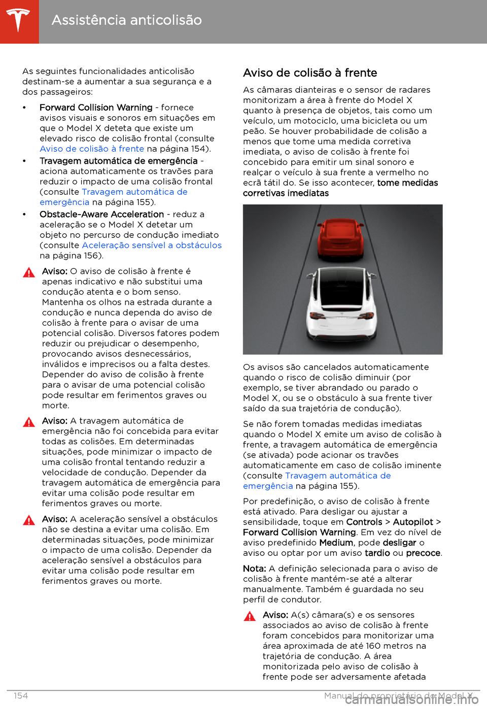 TESLA MODEL X 2020 Manual do proprietário (in Portuguese) Assist TESLA MODEL X 2020 Manual do proprietário (in Portuguese) Assist