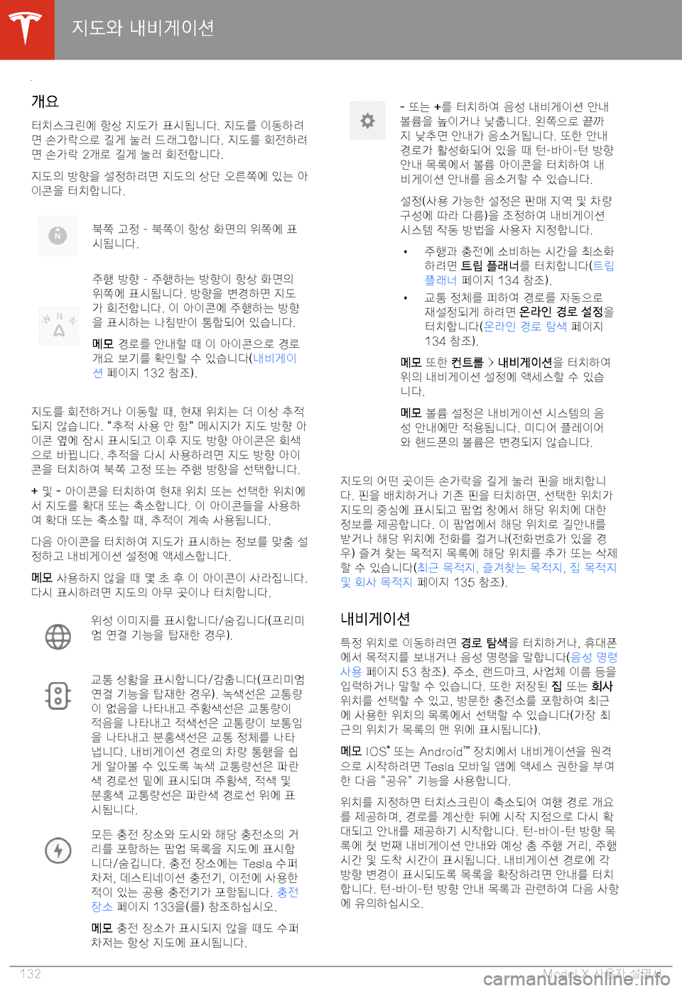 TESLA MODEL X 2020  사용자 가이드 (in Korean)  ?