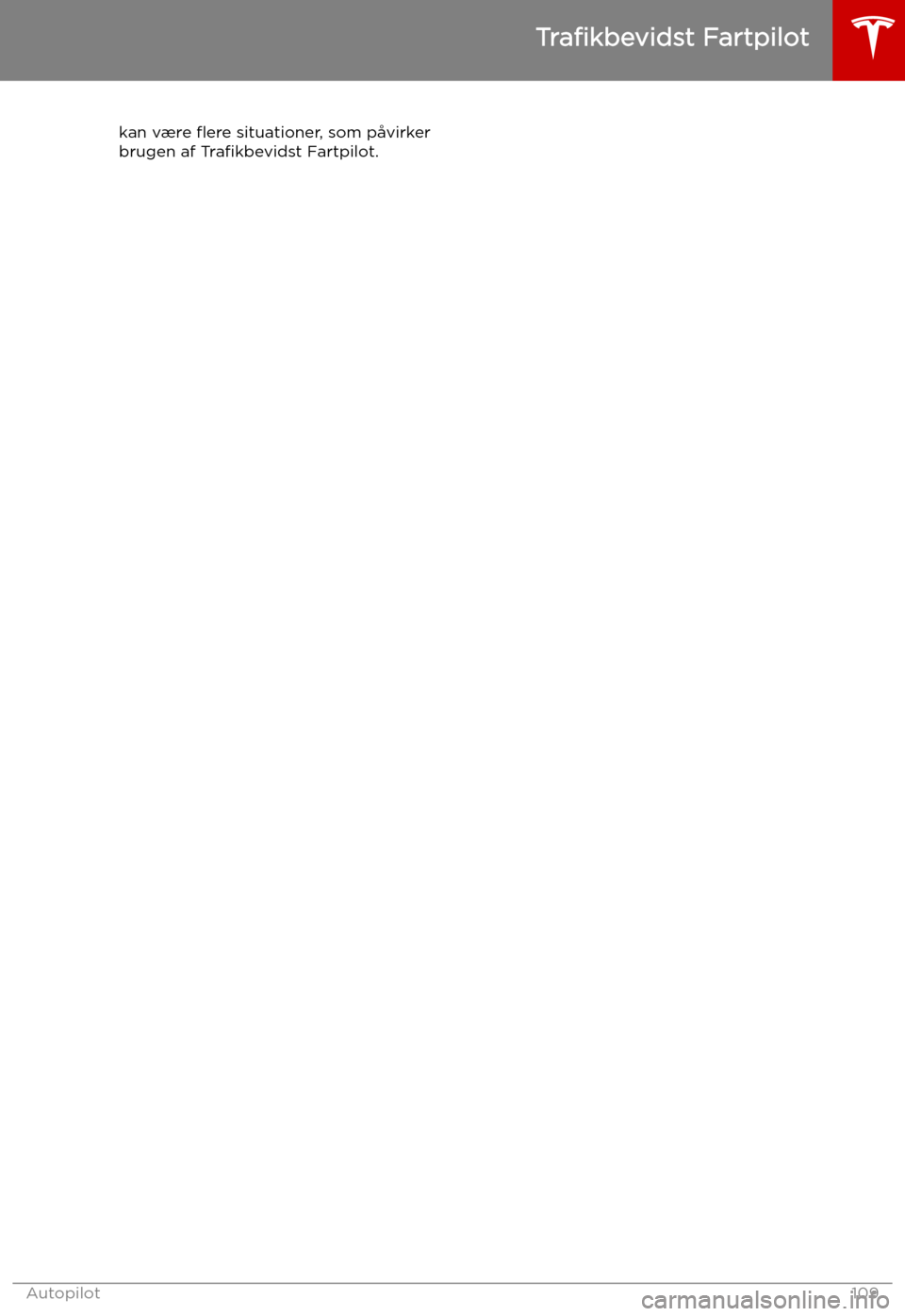 TESLA MODEL X 2019  Instruktionsbog (in Danish) kan v TESLA MODEL X 2019  Instruktionsbog (in Danish) kan v