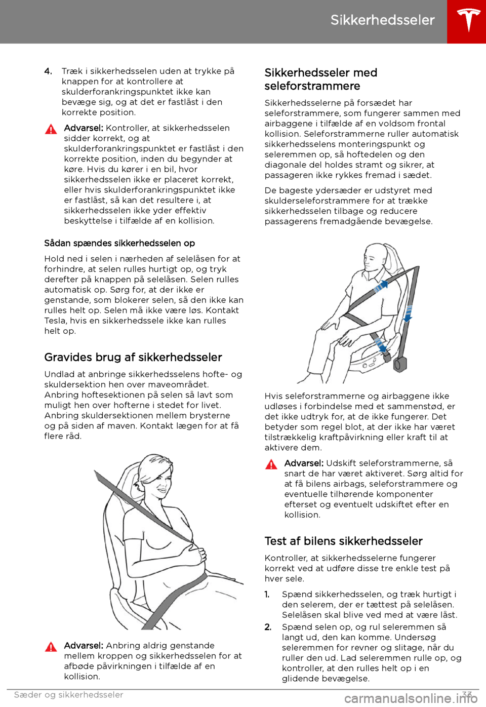 TESLA MODEL X 2019 Instruktionsbog (in Danish) 4.Tr TESLA MODEL X 2019 Instruktionsbog (in Danish) 4.Tr