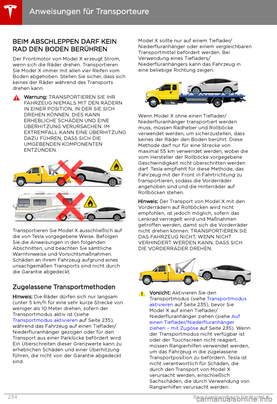TESLA MODEL X 2019 Betriebsanleitung (in German) Anweisungen f TESLA MODEL X 2019 Betriebsanleitung (in German) Anweisungen f