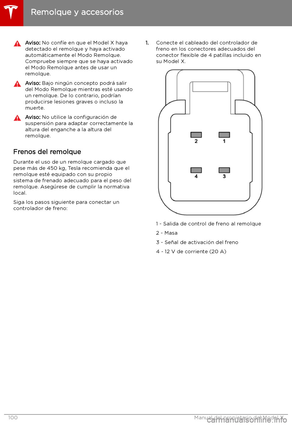 TESLA MODEL X 2019 Manual del propietario (in Spanish) Aviso: No conf TESLA MODEL X 2019 Manual del propietario (in Spanish) Aviso: No conf