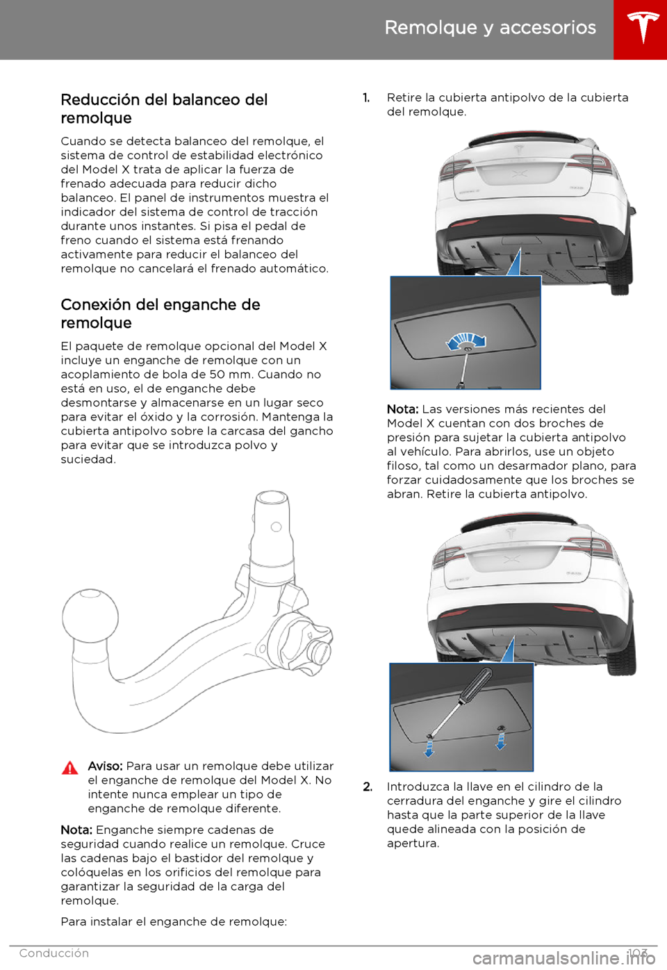 TESLA MODEL X 2019 Manual del propietario (in Spanish) Reducci TESLA MODEL X 2019 Manual del propietario (in Spanish) Reducci