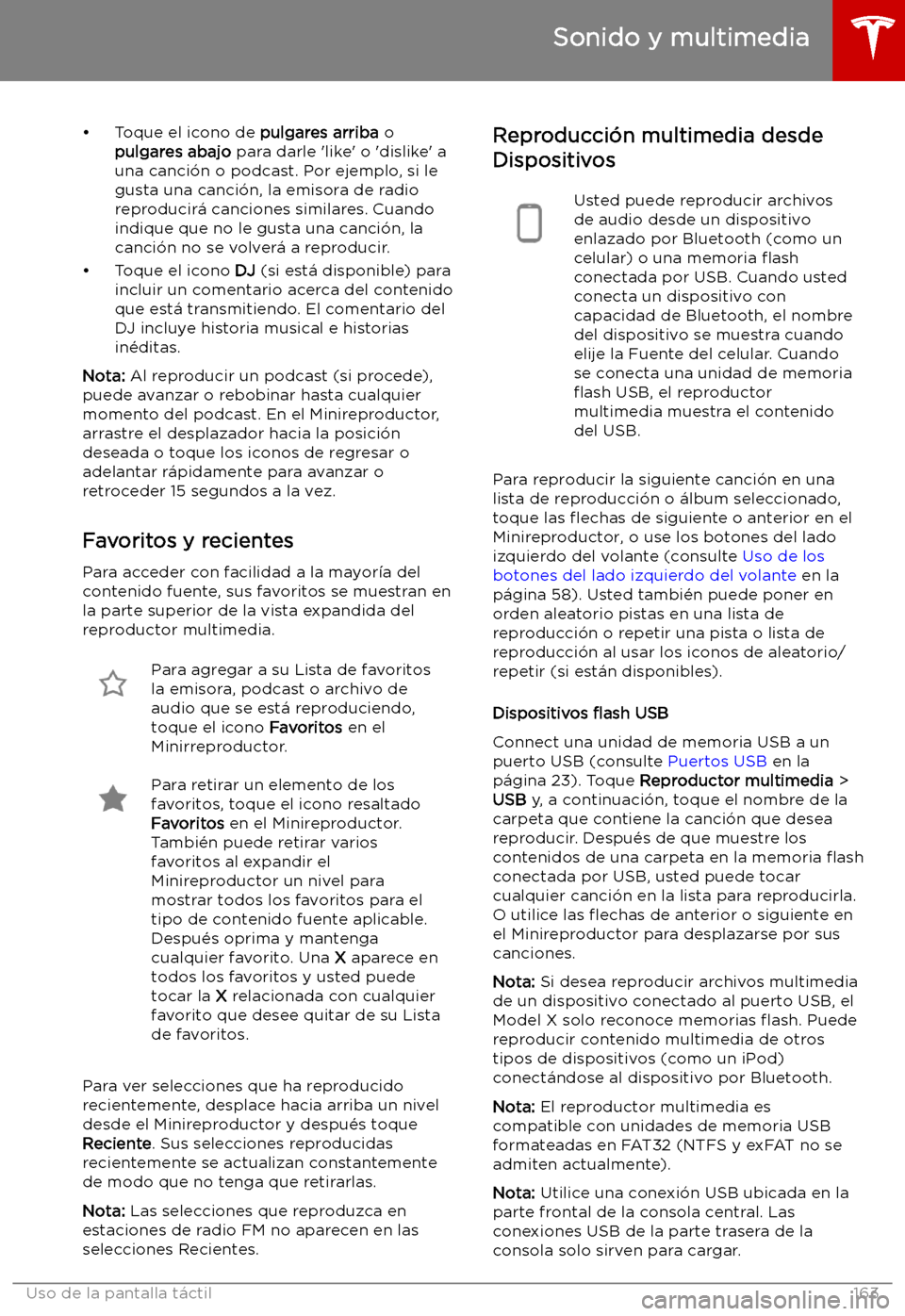 TESLA MODEL X 2019 Manual del propietario (in Spanish) TESLA MODEL X 2019 Manual del propietario (in Spanish)