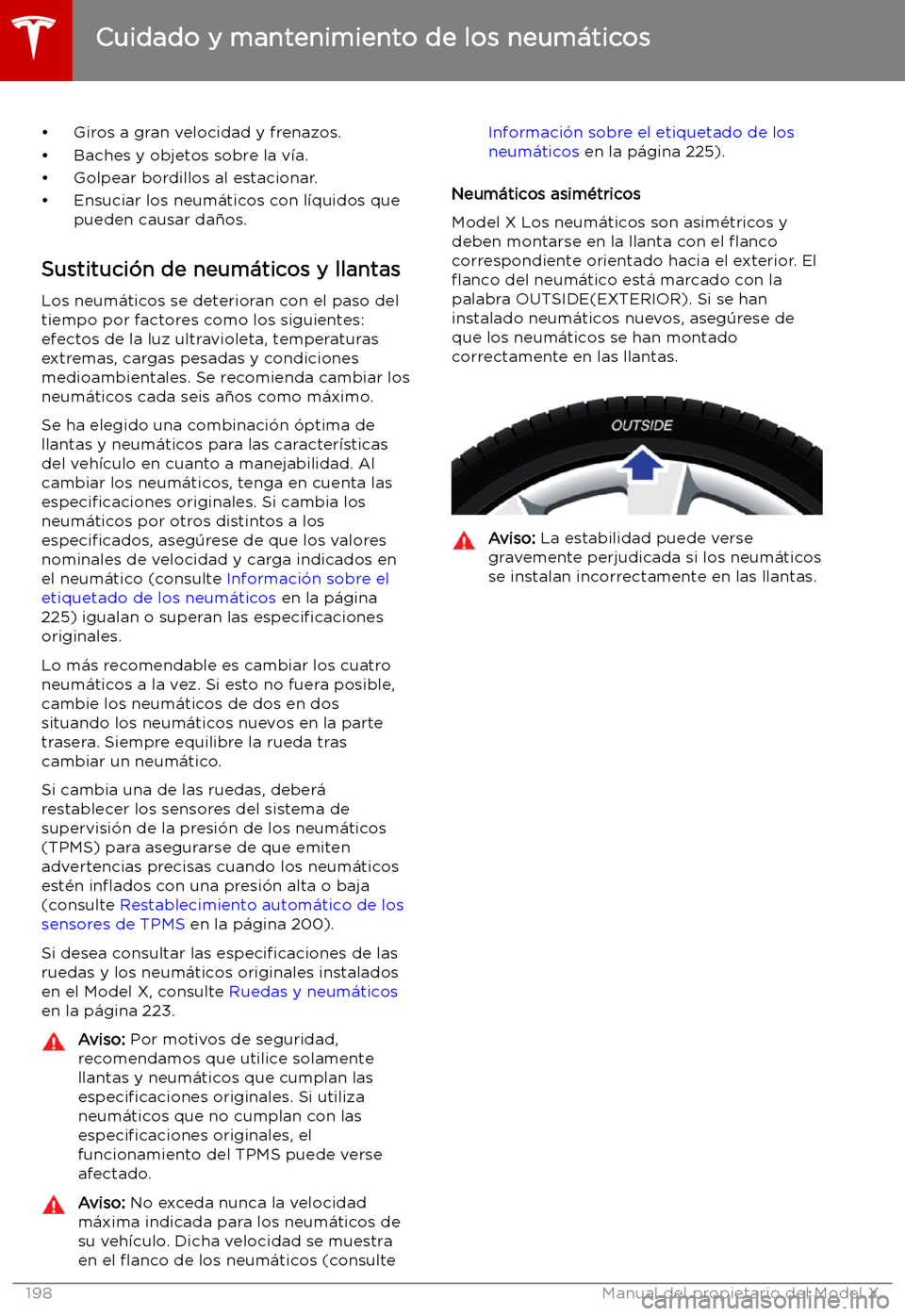 TESLA MODEL X 2019 Manual del propietario (in Spanish) TESLA MODEL X 2019 Manual del propietario (in Spanish)