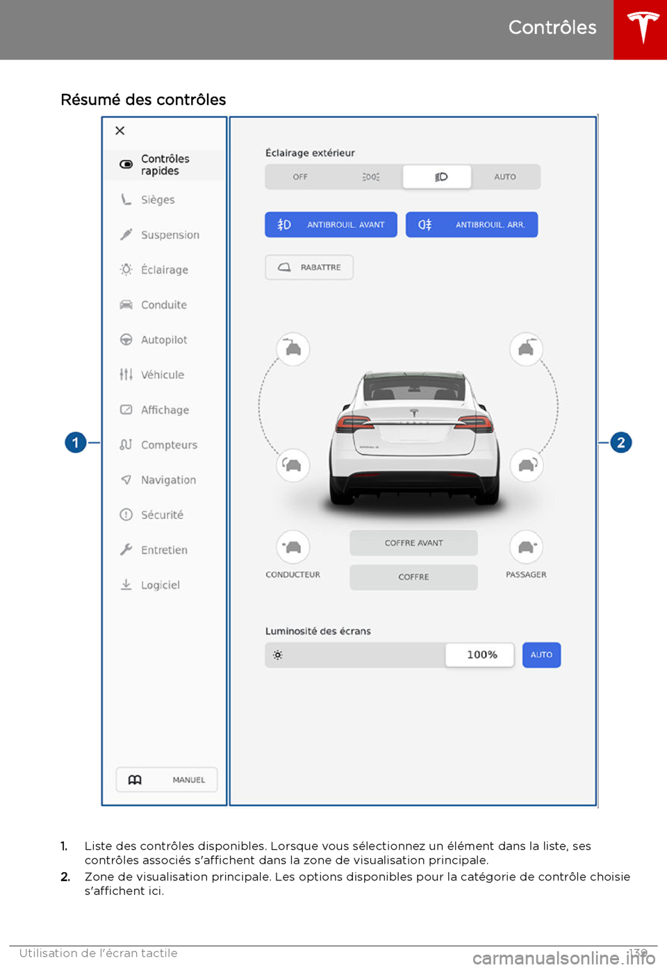 TESLA MODEL X 2019 Manuel du propriétaire (in French) R TESLA MODEL X 2019 Manuel du propriétaire (in French) R