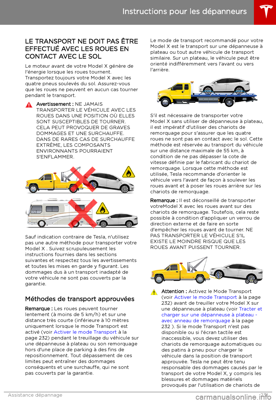 TESLA MODEL X 2019 Manuel du propriétaire (in French) Instructions pour les d TESLA MODEL X 2019 Manuel du propriétaire (in French) Instructions pour les d