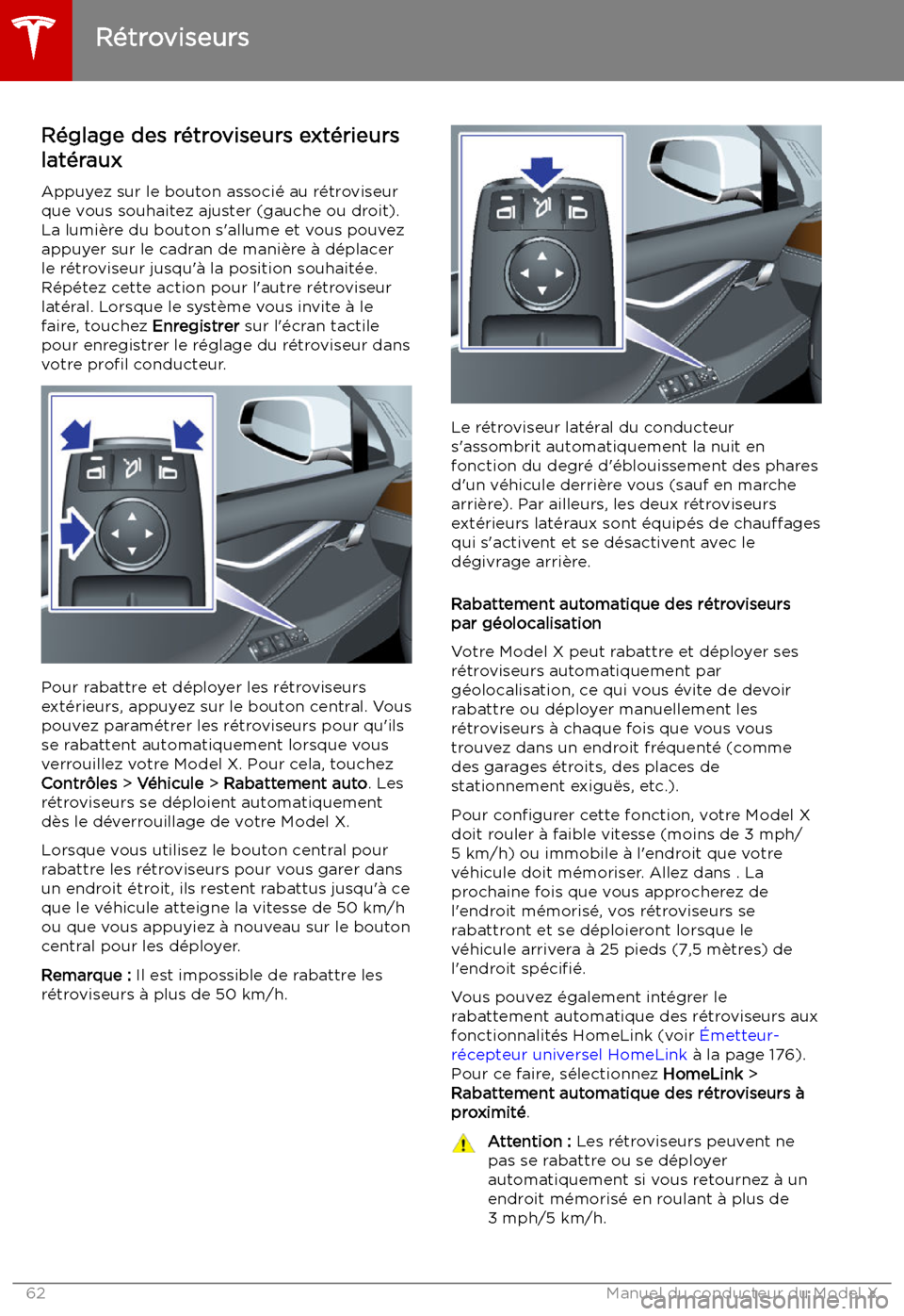 TESLA MODEL X 2019 Manuel du propriétaire (in French) R TESLA MODEL X 2019 Manuel du propriétaire (in French) R