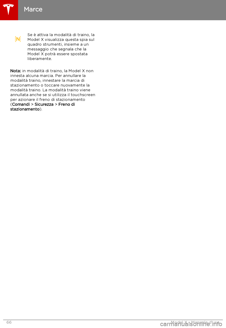 TESLA MODEL X 2019 Manuale del proprietario (in Italian) Se TESLA MODEL X 2019 Manuale del proprietario (in Italian) Se
